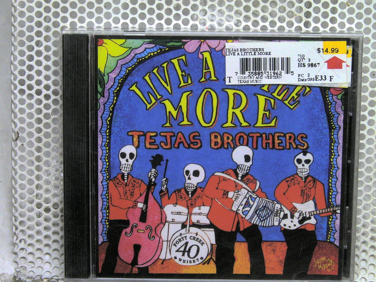 Tejas Brothers – Live a Little More [New CD] Sealed