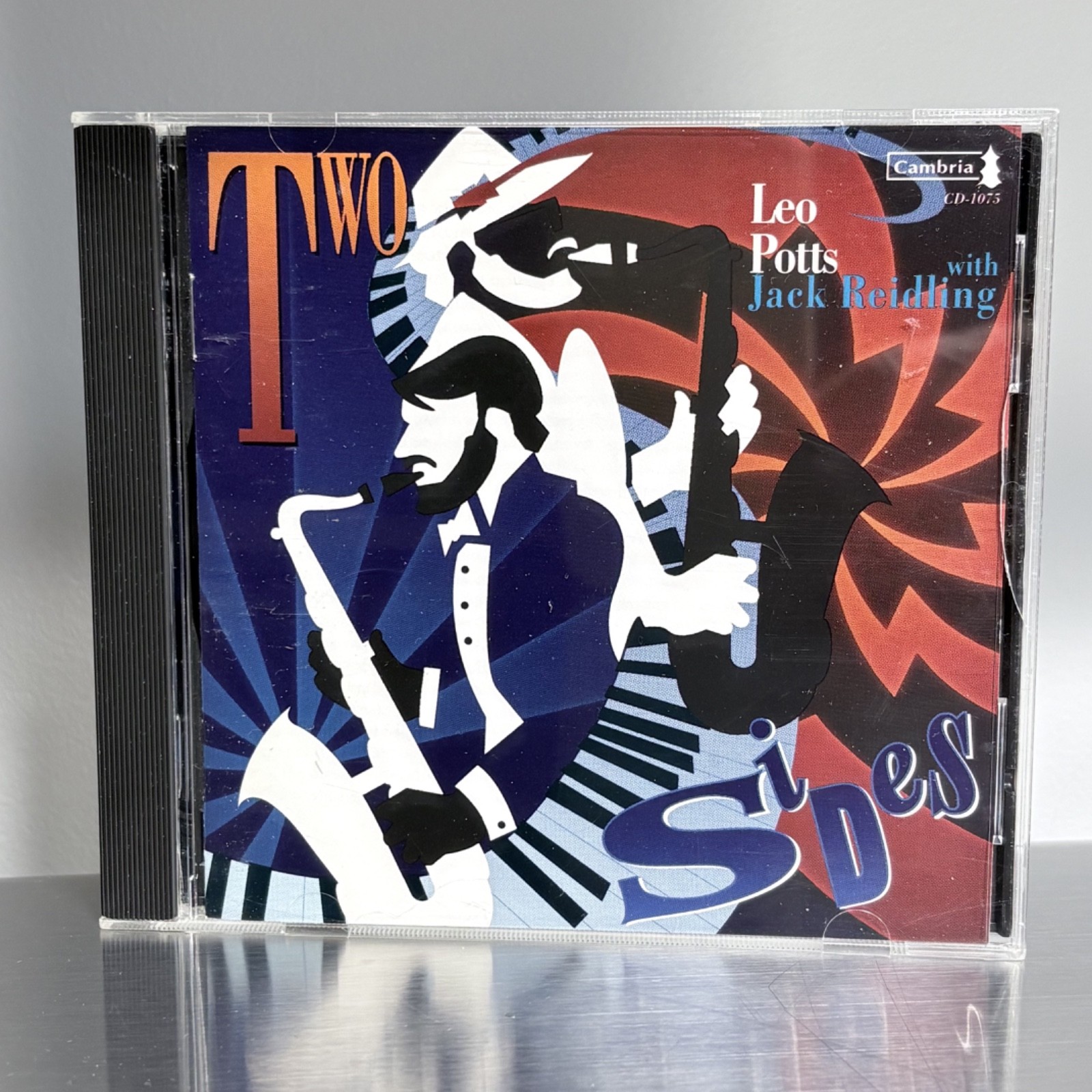 1994 Cambria Records CD: Leo Potts with Jack Reidling “Two Sides”