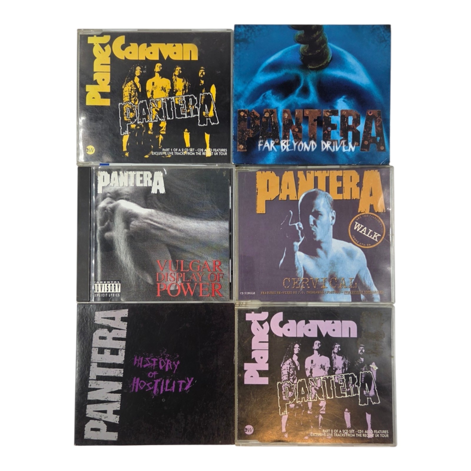 PANTERA Heavy Metal Music CD Lot of 6