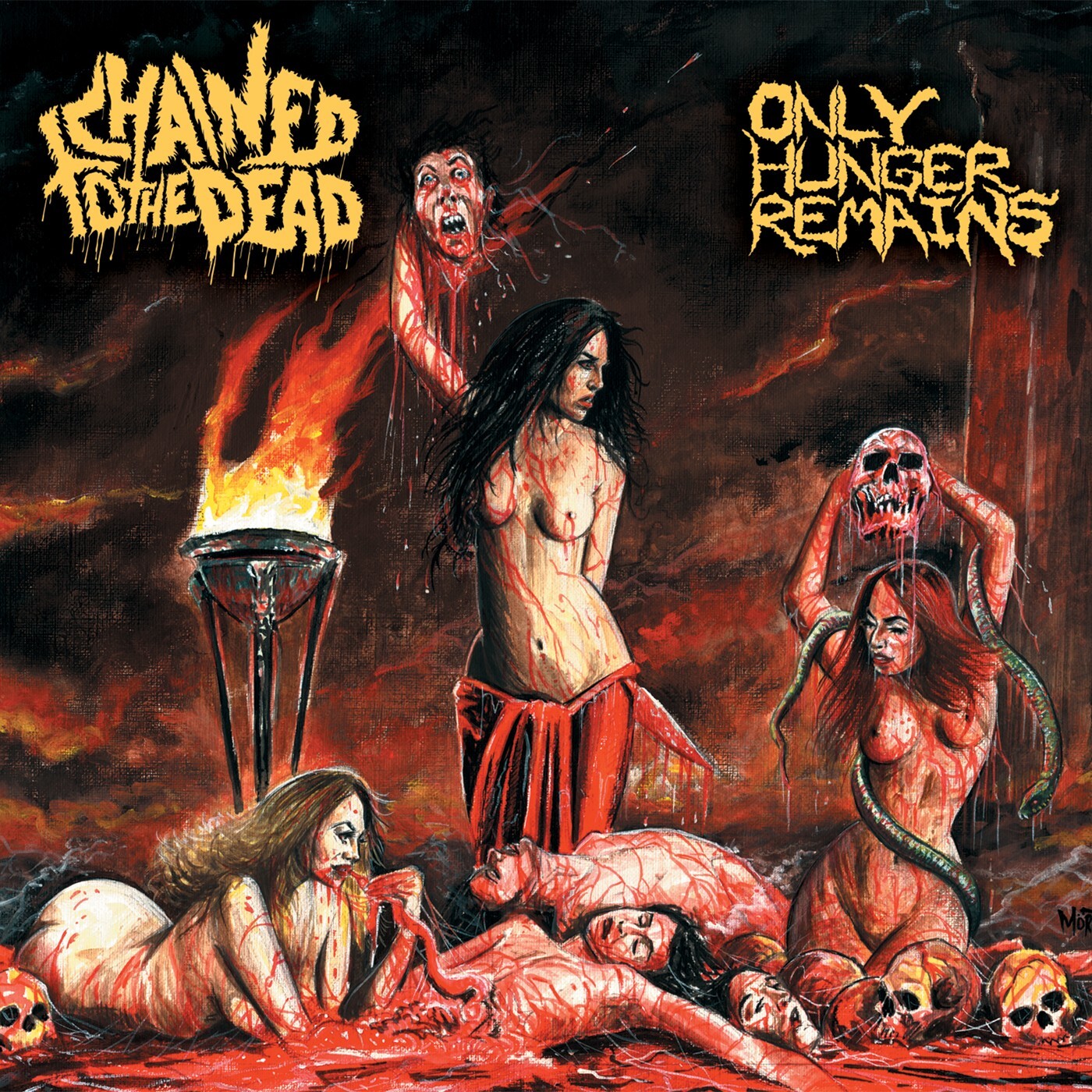 CHAINED TO THE DEAD Only Hunger Remains CD Death Metal Horror Gore Carcass NEW!