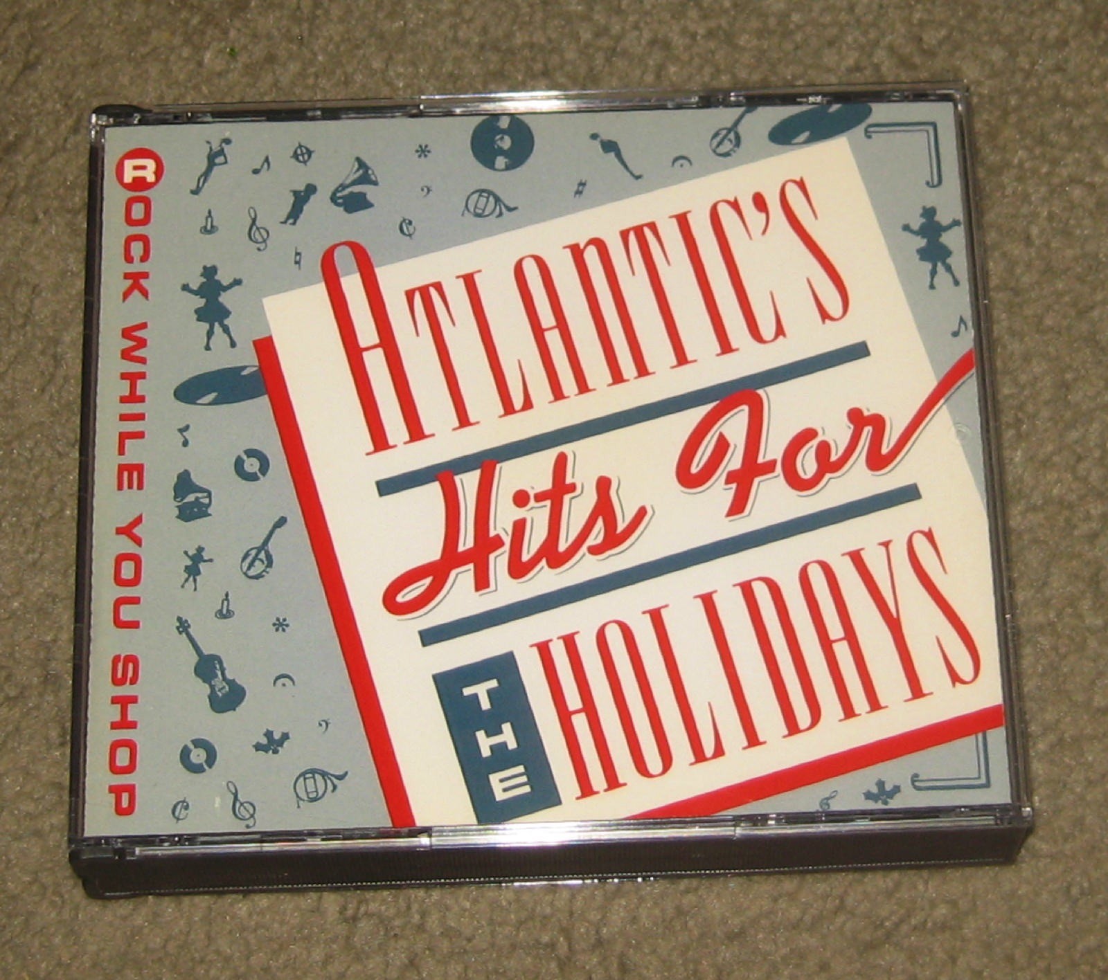 Atlantic’s Hits For The Holidays: Rock While You Shop (CD, 1990, 2 Discs) Promo