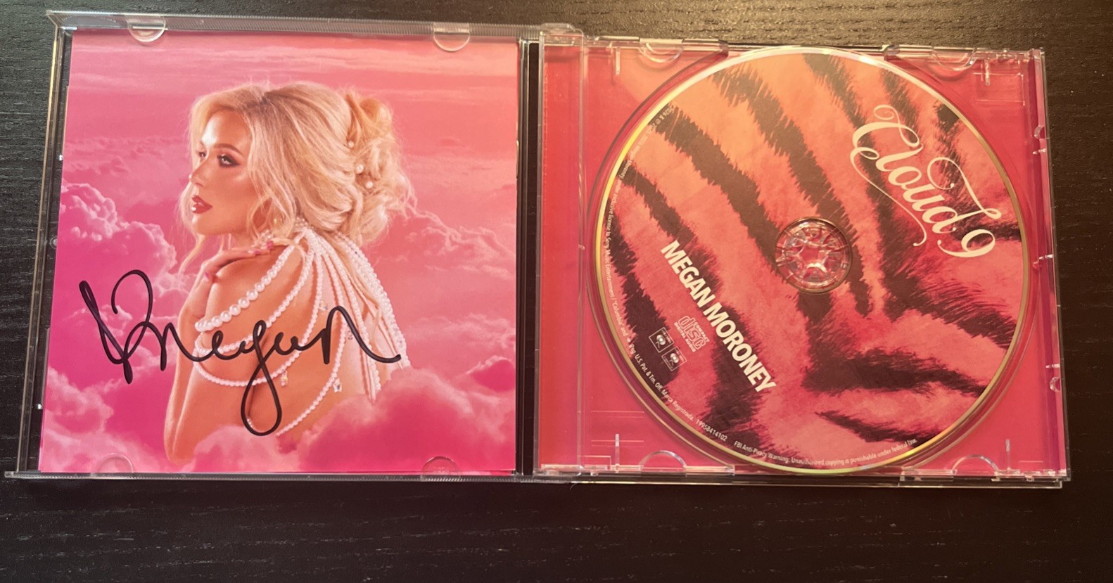 Megan Moroney Cloud 9 CD Limited Edition Signed CD Autographed Insert