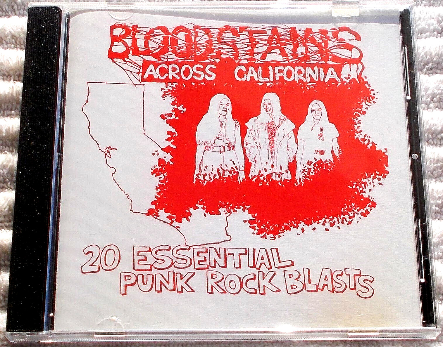 BLOODSTAINS ACROSS CALIFORNIA – 20-trk COMPILATION PUNK ROCK BLASTS 1978-81 CD