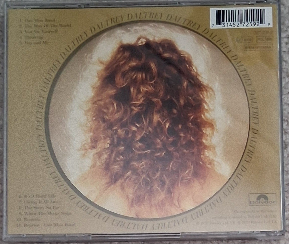 Roger Daltrey – Daltrey self titled CD Rare out of print Polygram The Who