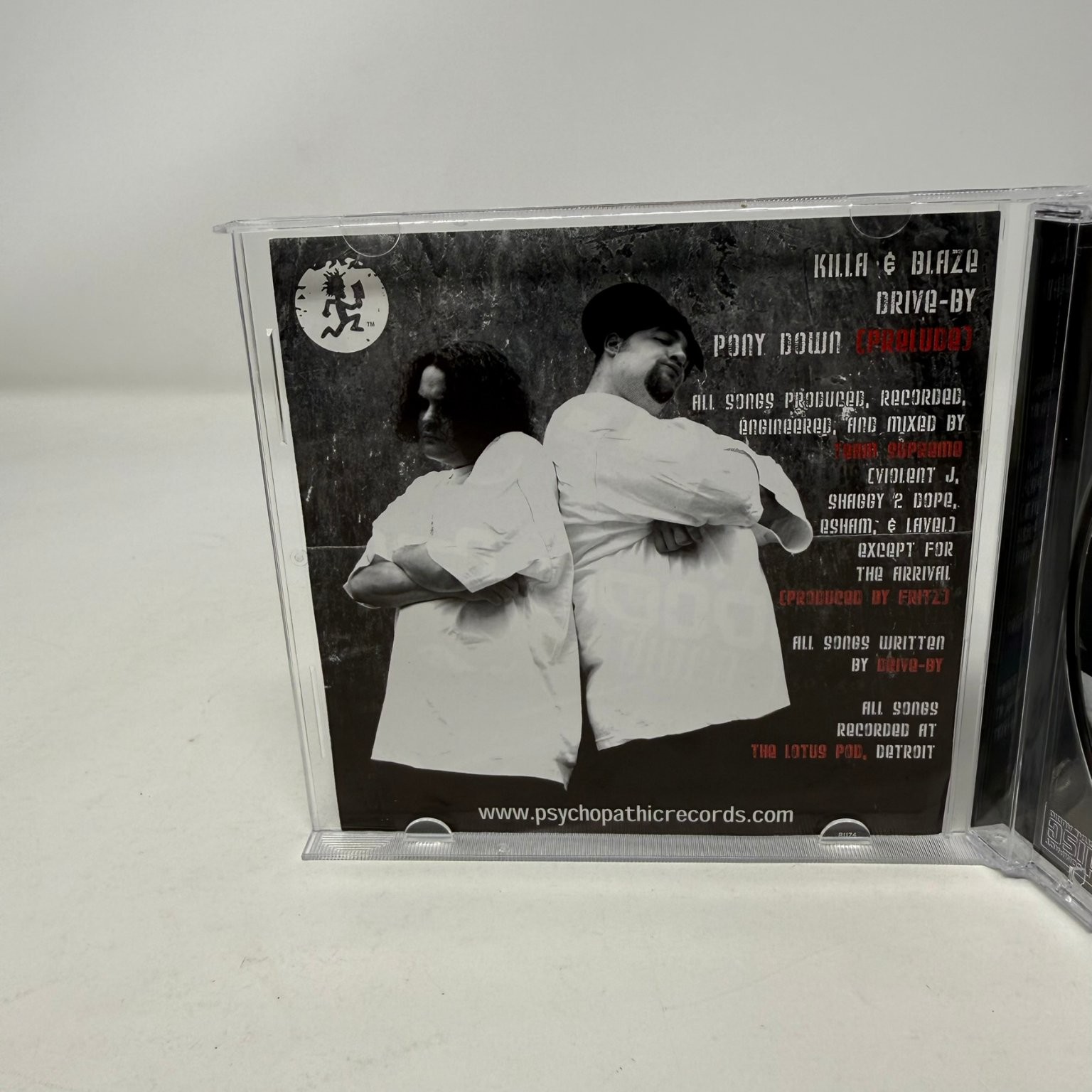 Drive By – Pony Down (PRELUDE) (CD, 2005) Psychopathic Records Hip Hop Rap
