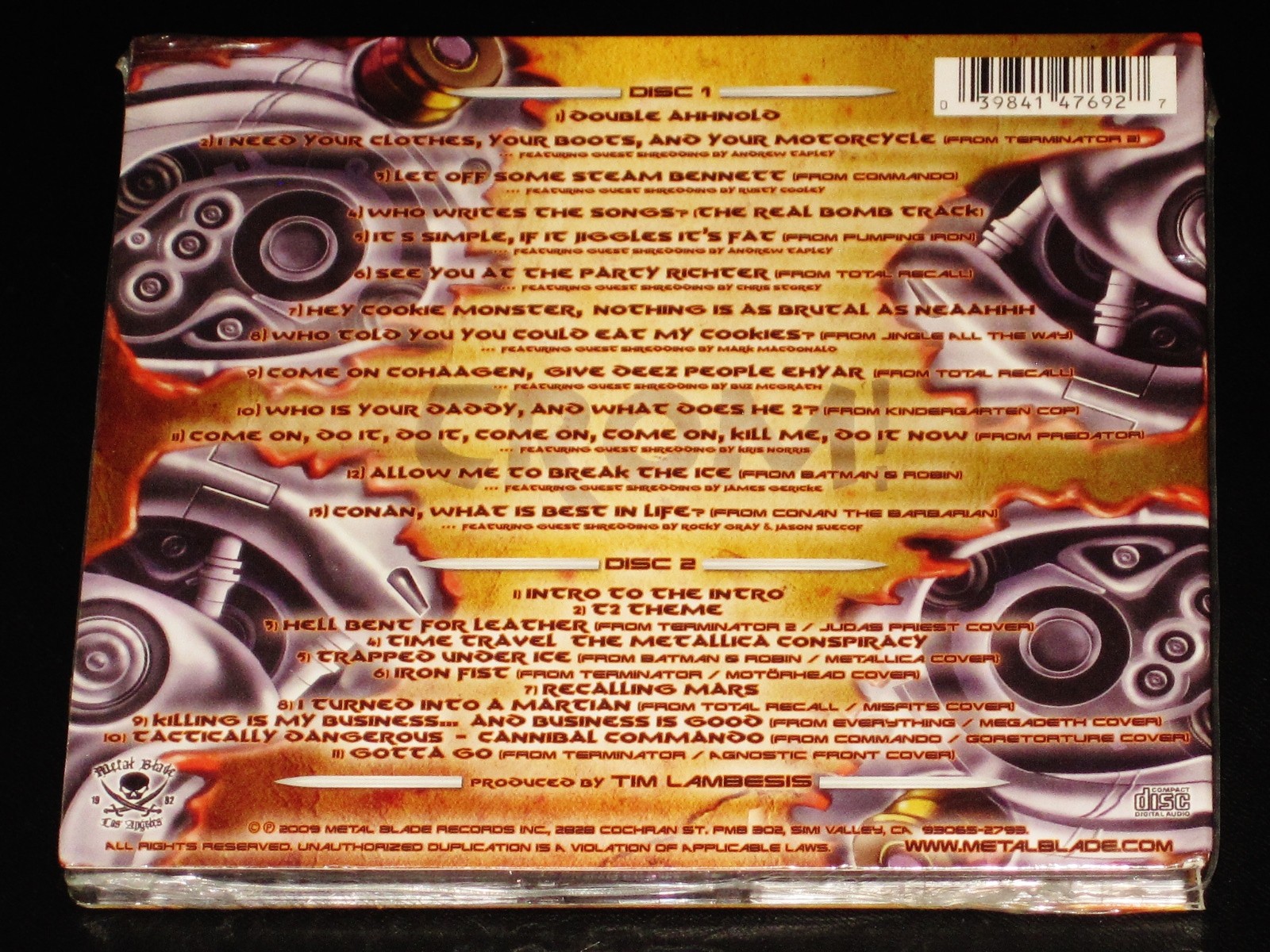Austrian Death Machine: Double Brutal 2 CD Set 2009 Metal Blade USA Digipak NEW