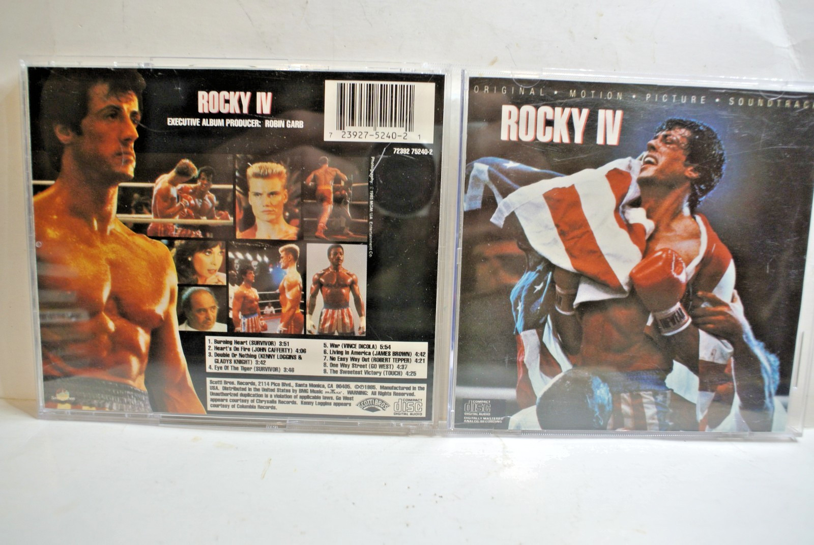 ROCKY IV ORIGINAL MOTION PICTURE SOUNDTRACK CD – SCOTTI BROS 1985