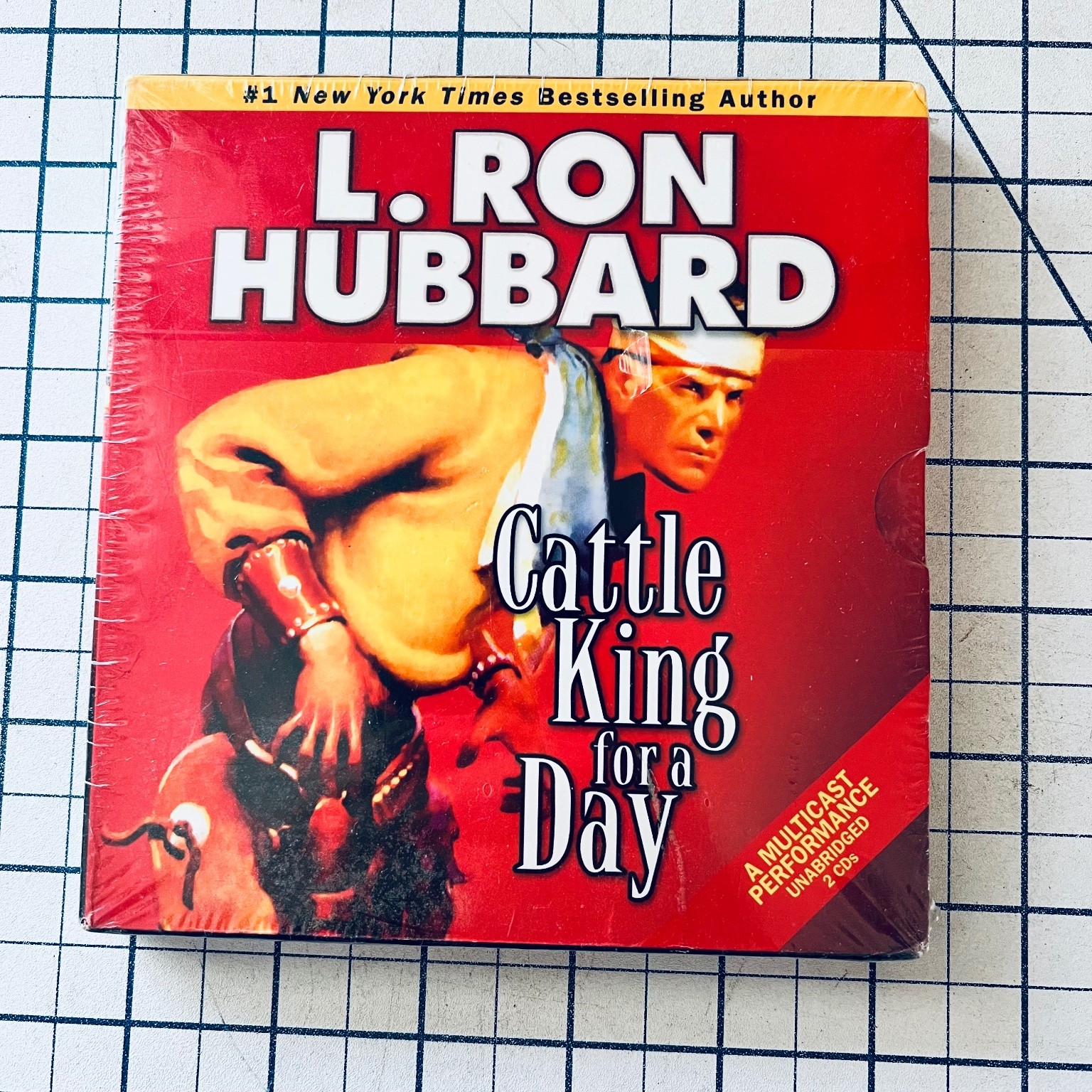 L. Ron Hubbard Cattle King for a Day CD 2008 Western Audiobook NEW SEALED