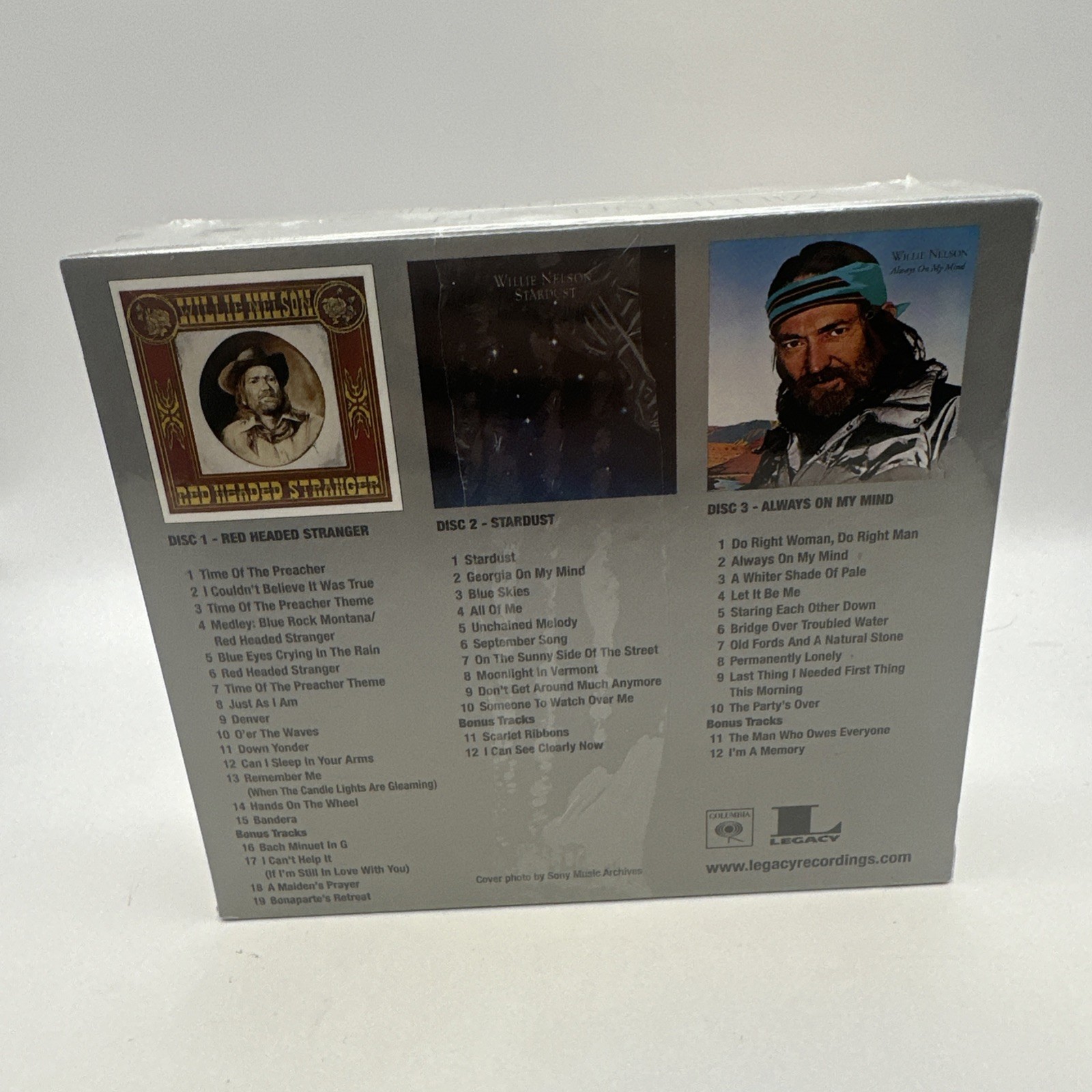 Willie Nelson The Collection 3 CD Set (Sony, 2012) BRAND NEW & FACTORY SEALED!!!