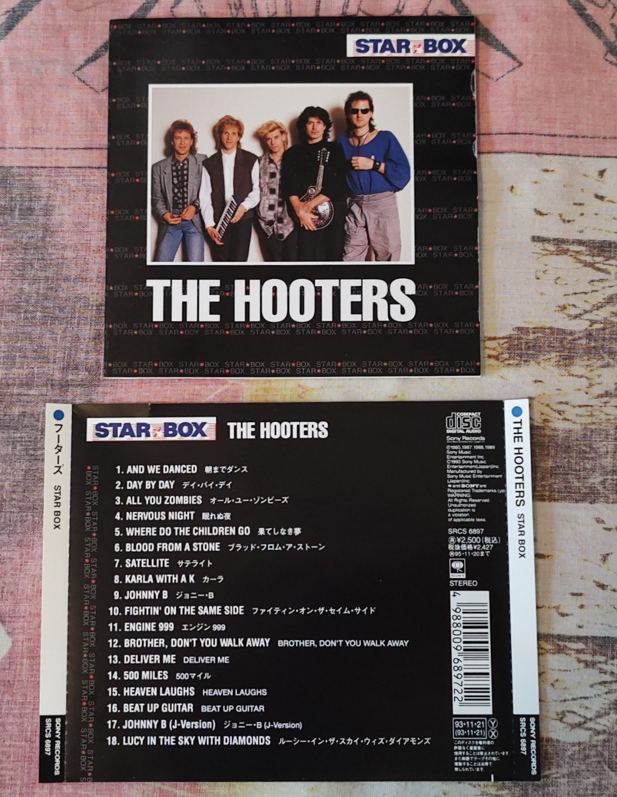 THE HOOTERS – STAR BOX BEST – 1993 SONY – JAPAN-ONLY ALBUM – 500 MILES MINT RARE