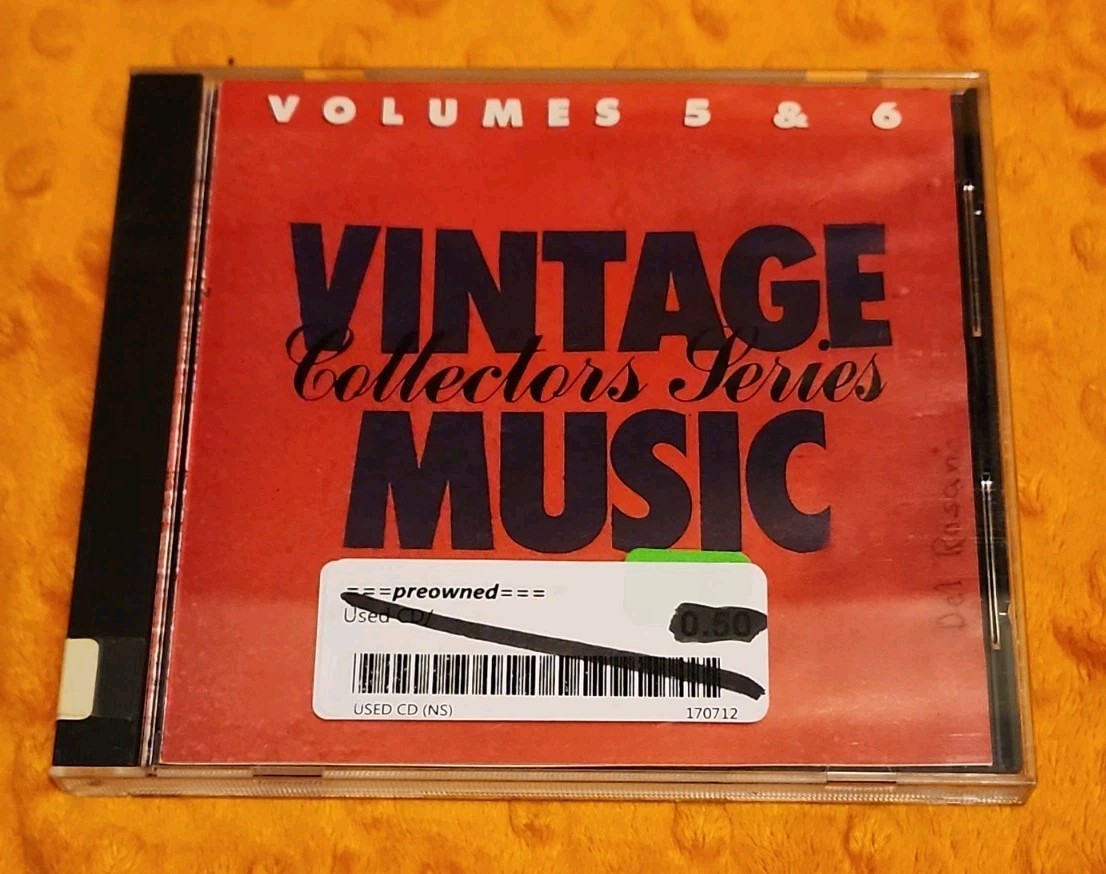 Vintage Music Collectors Series CD Volumes 5 & 6 Classic Oldies 1950’s & 1960’s