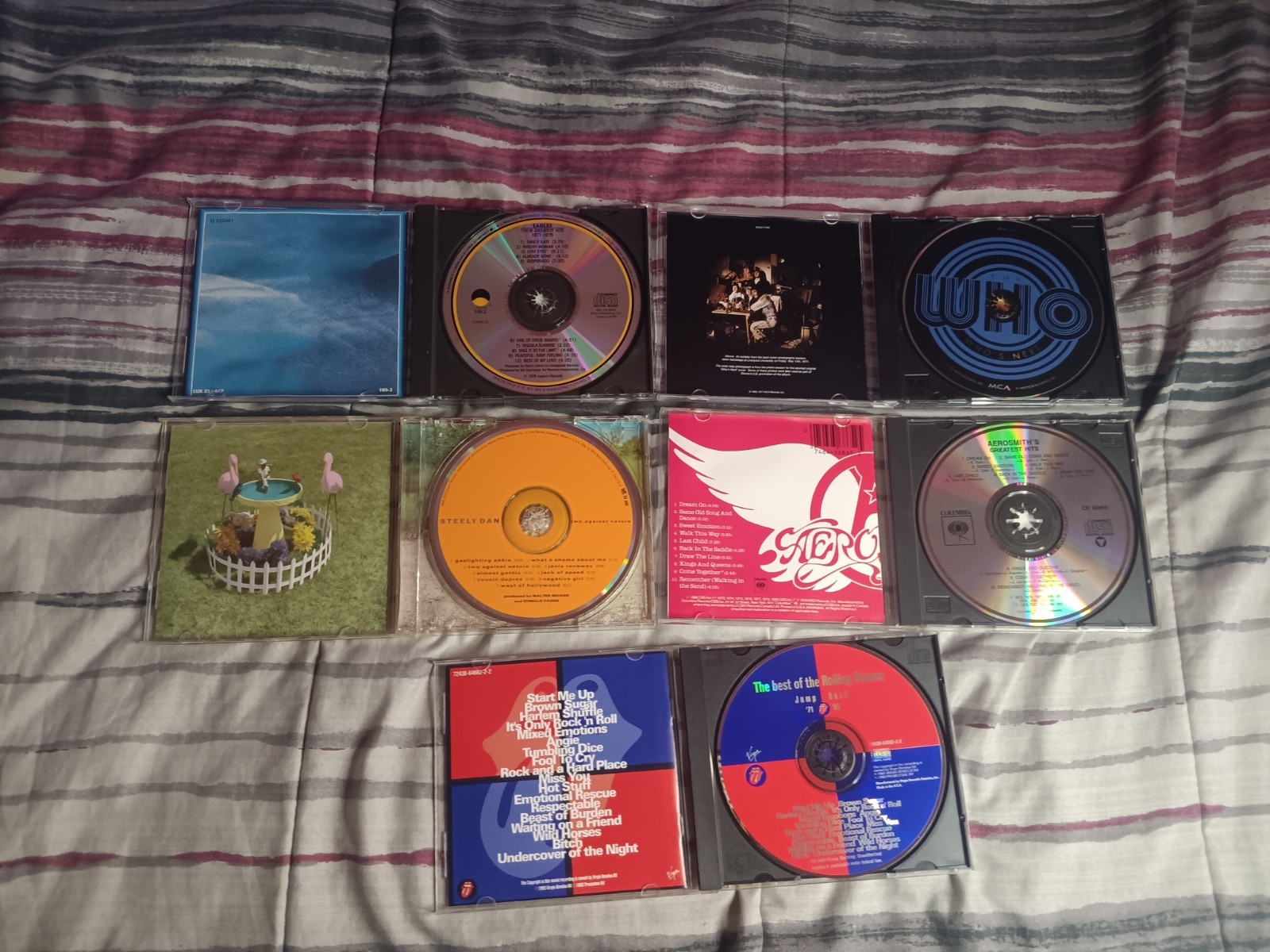 Cd Bundle Rolling Stones, Backstreet Boys,JamesBlunt, The Goo Goo Dolls READ DIS