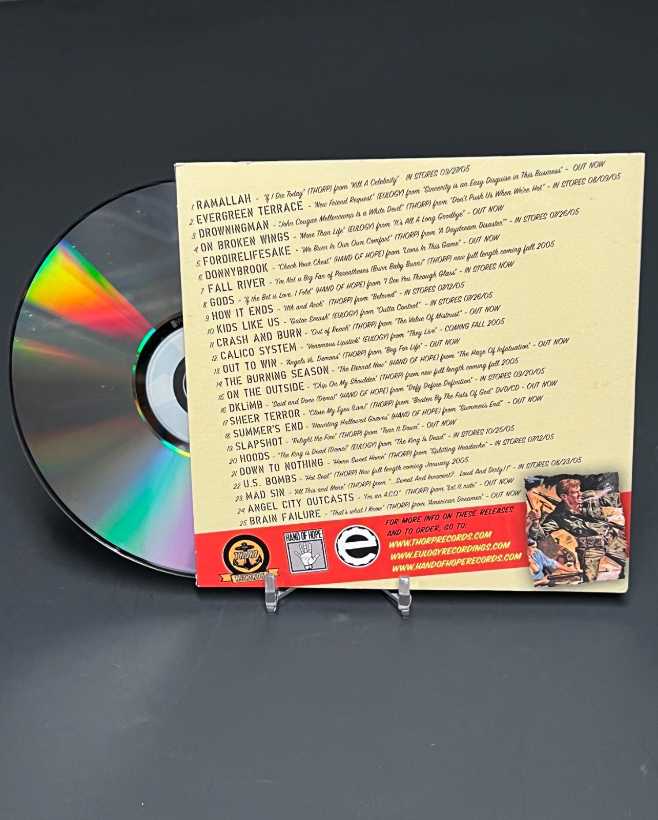 Lot of 3 CD’s Punk Rock Metal Hardcore Alternative Metal Compilation Samplers