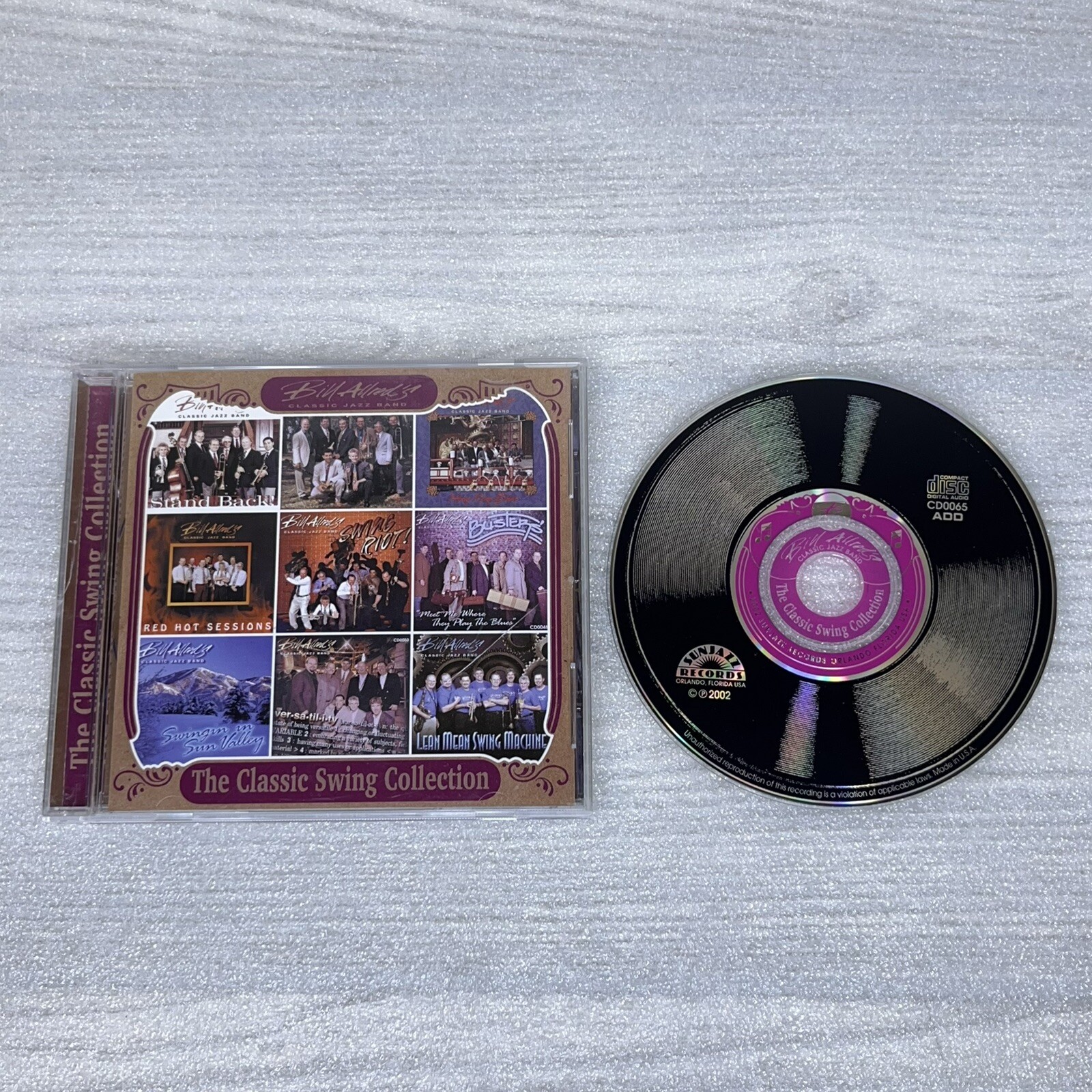 The Classic Swing Collection by Bill Allred’s Classic Jazz Band (CD, 2002)