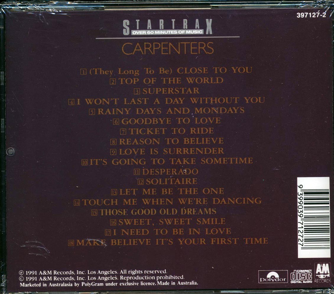 Carpenters – Carpenters [New CD]