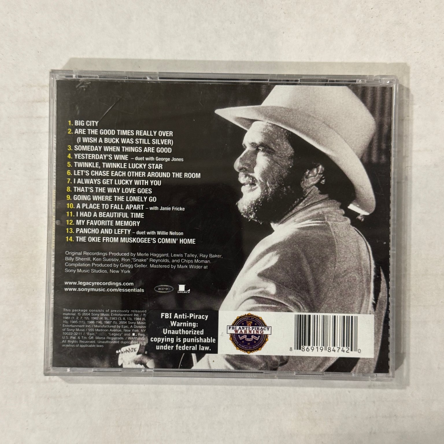 Merle Haggard – The Essential CD 2004 Epic Years Country Legacy Sony Music