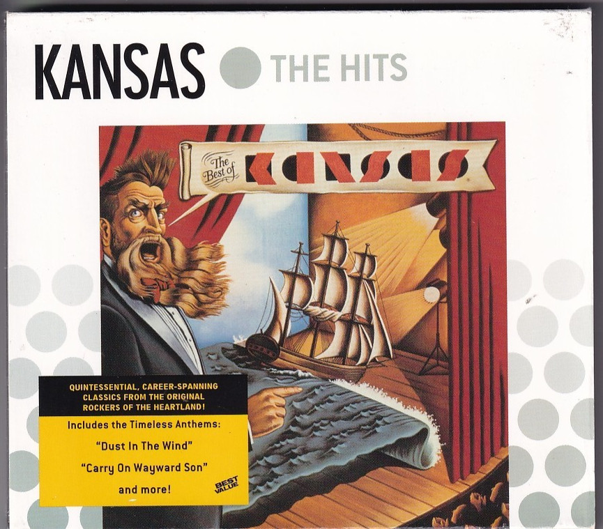 Kansas The Hits original CD release 1999 Carry on wayward son Dust in the wind