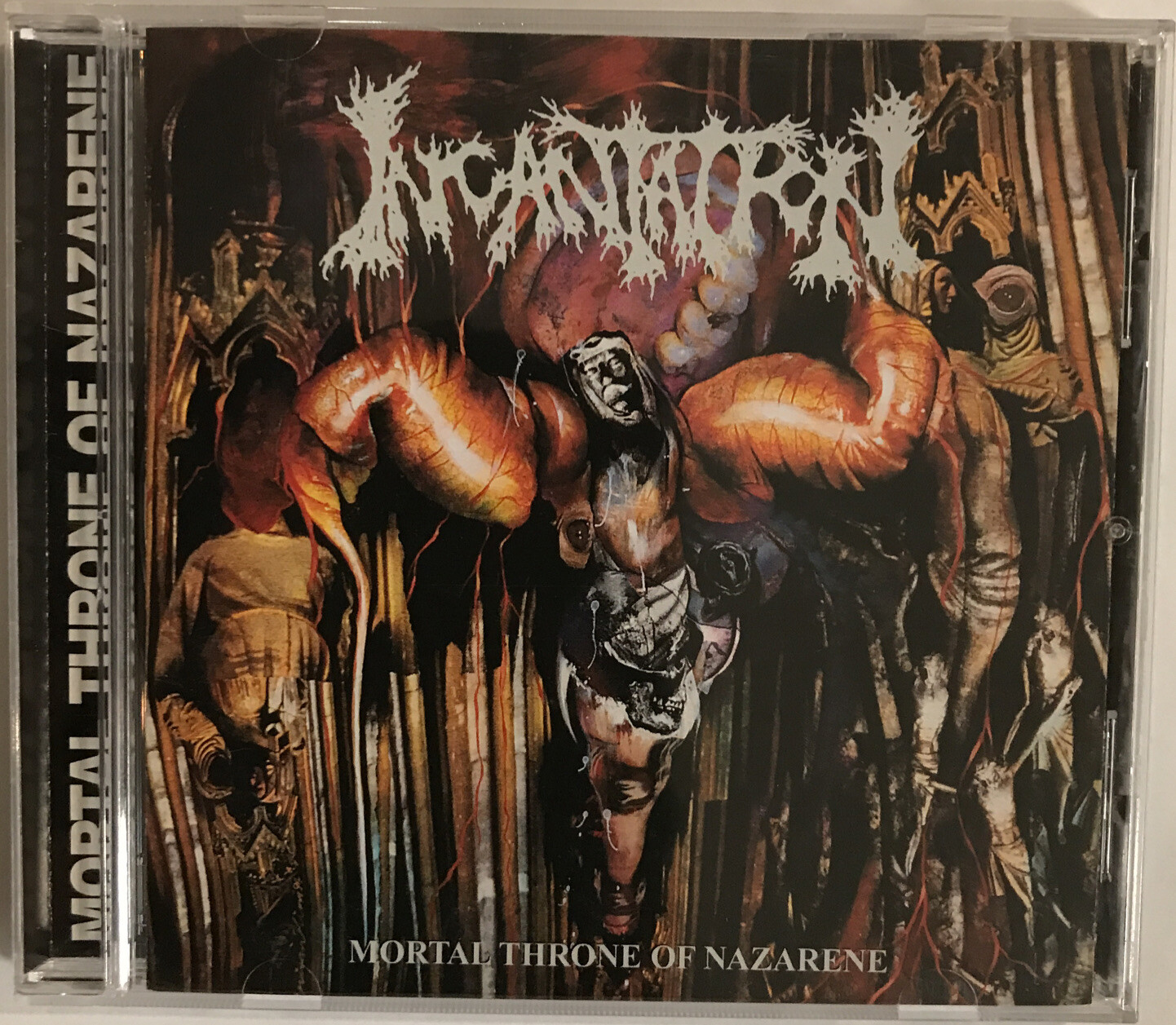 Incantation – Mortal Throne Of Nazarene CD 1994 Relapse RR 6905-2 ORIGINAL PRESS