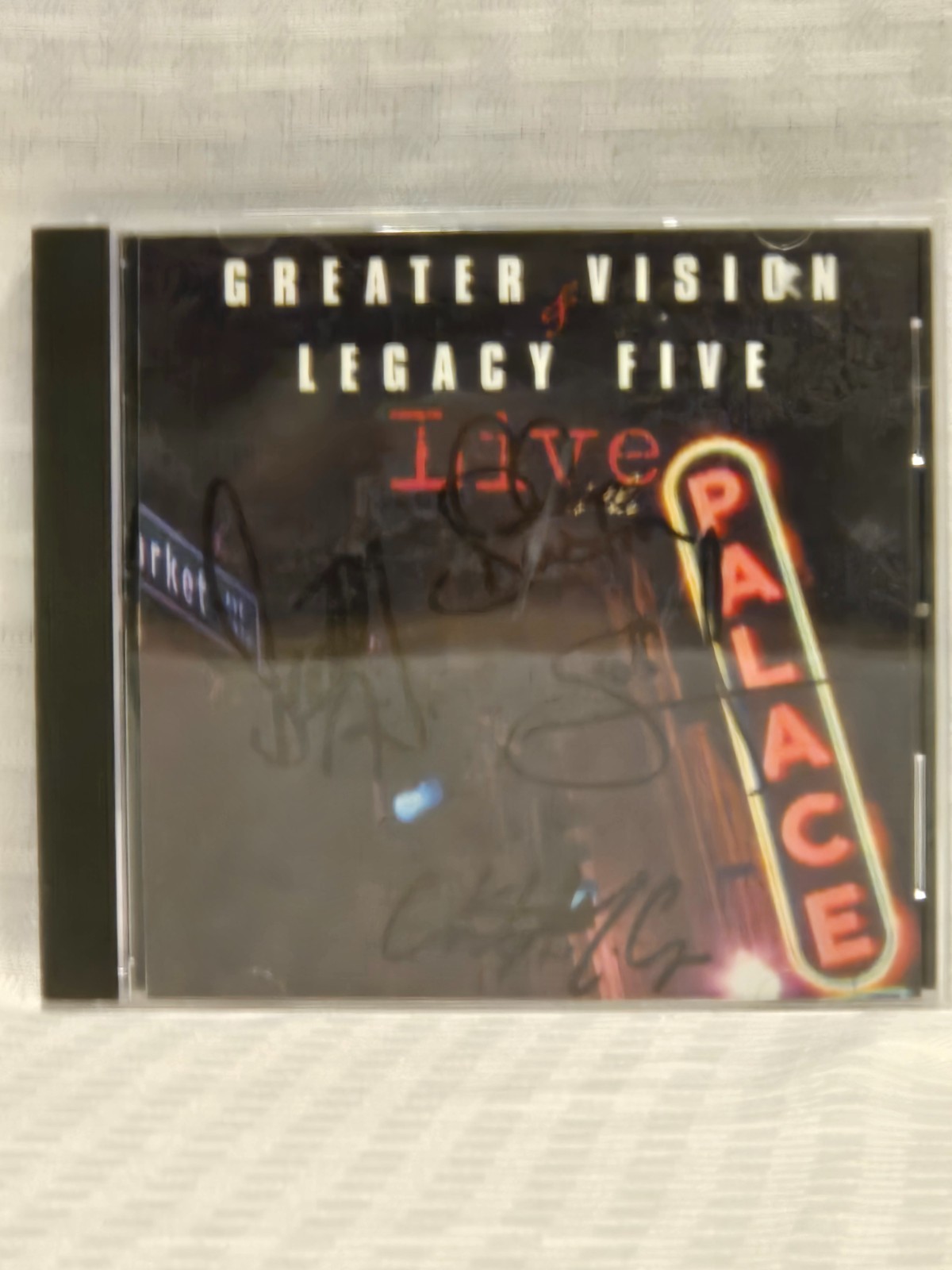 Greater Vision & Legacy Five -Live at the Palace – Autographed – CD