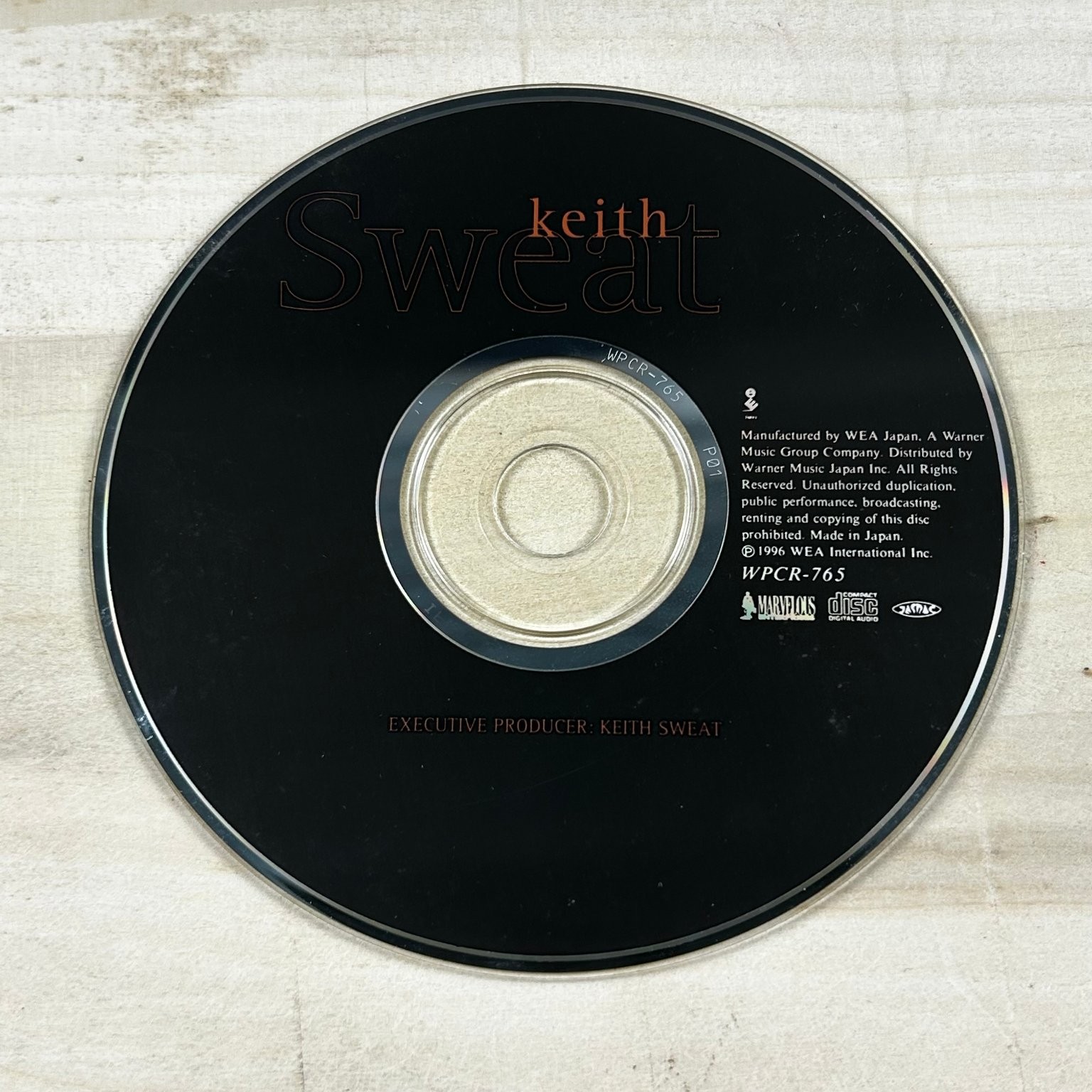 Keith Sweat – Keith Sweat CD 1996 Japan Import R&B WPCR-765 WEA