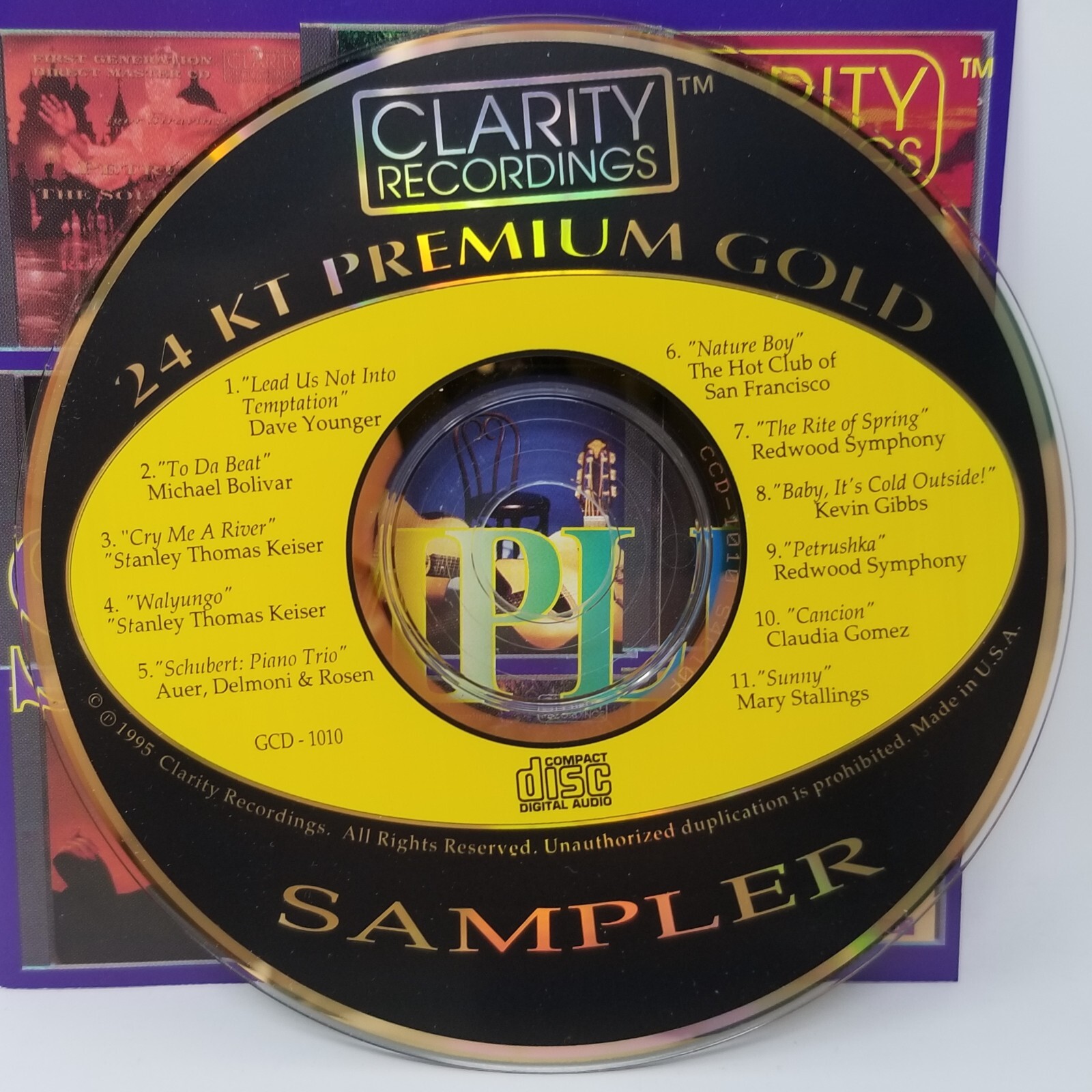 Clarity Recordings Sampler Gold CD