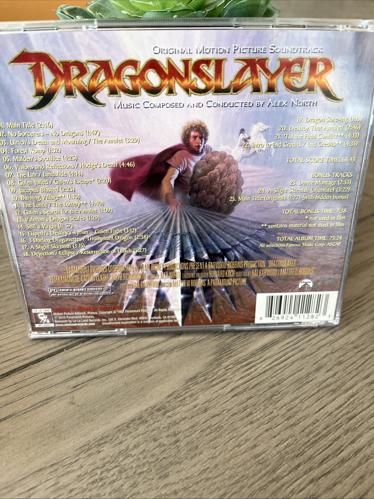 Dragonslayer Motion Picture Soundtrack Cd