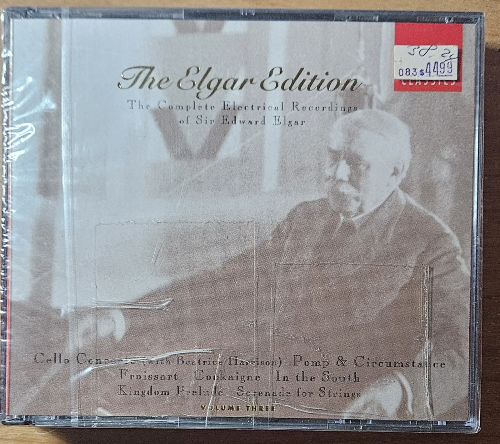The Elgar Edition Volume III (EMI CDS 7 54568 2) 3-CDs Sir Edward Elgar