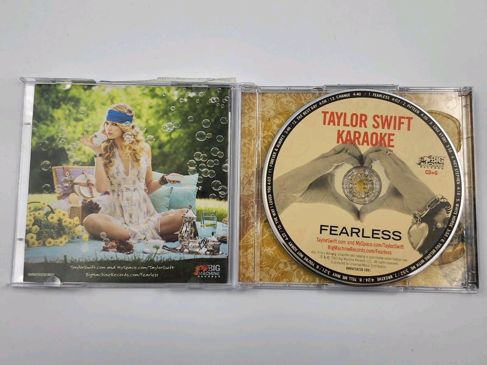 Fearless-Karaoke by Swift, Taylor (CD, 2009)