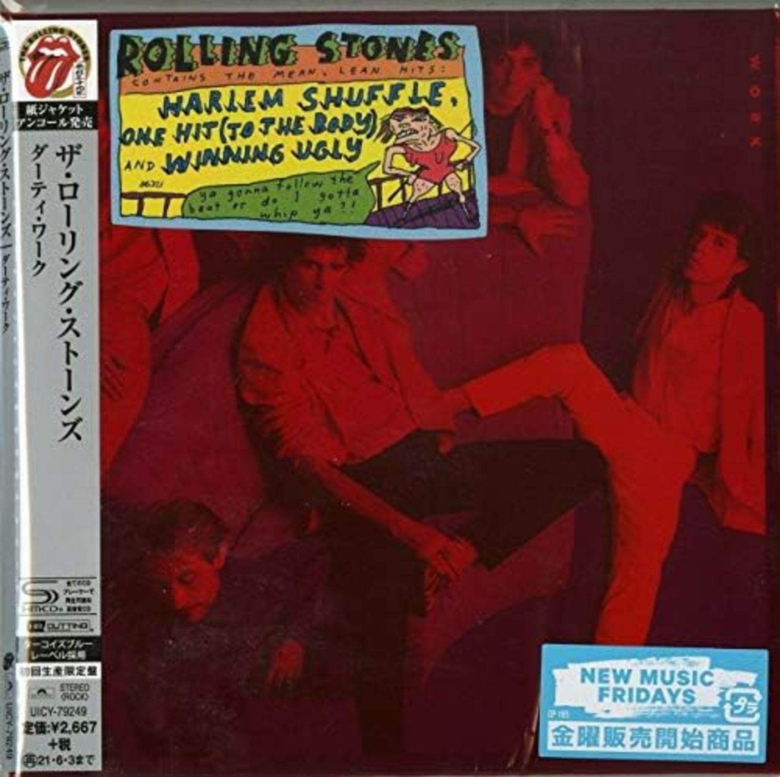 ROLLING STONES Dirty Work CD Free Shipping with Tracking number New from Japan