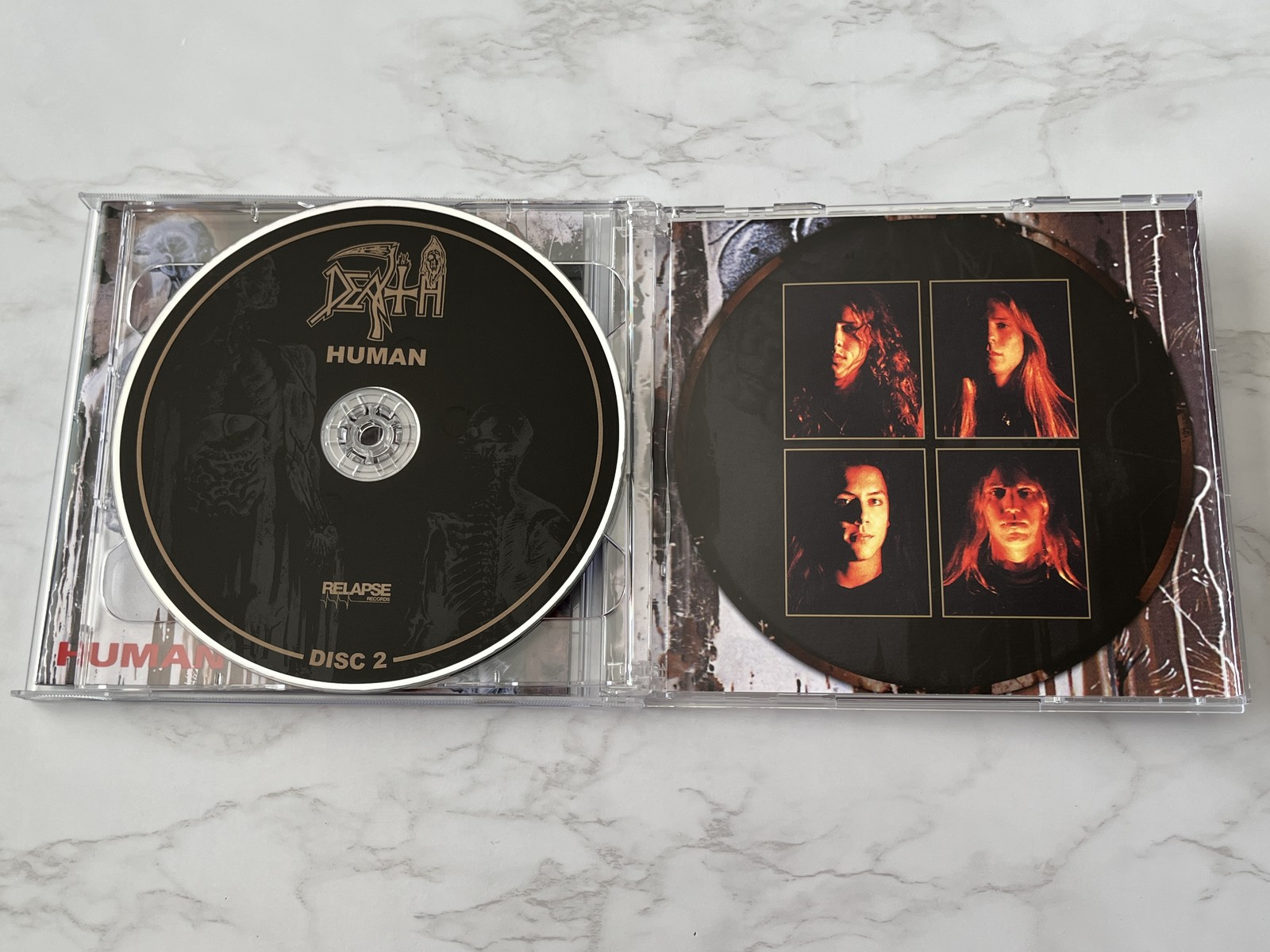 Death Human 2 CD DELUXE ED. 2011 Relapse RR7165 w/Hype Sticker BONUS TRACKS RARE