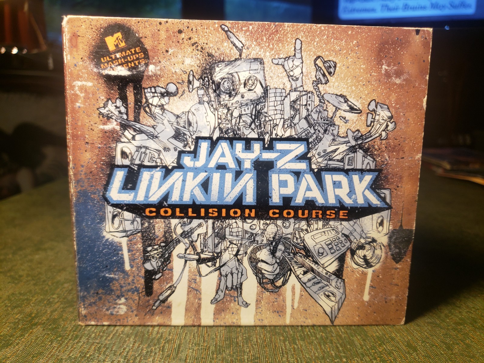 Jay-Z Linkin Park Collision Course CD DVD Parental Advisory 2004 MTV Warner Bros