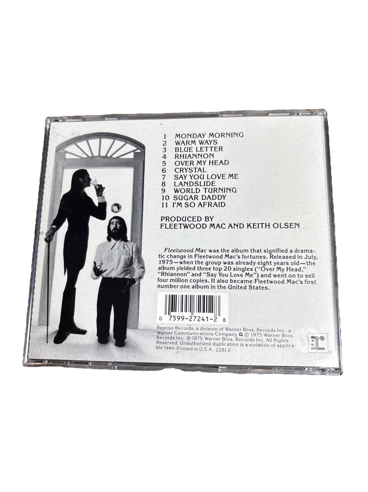 Fleetwood Mac Self-Titled CD Classic Rock Album Stevie Nicks Lindsey Buckingham