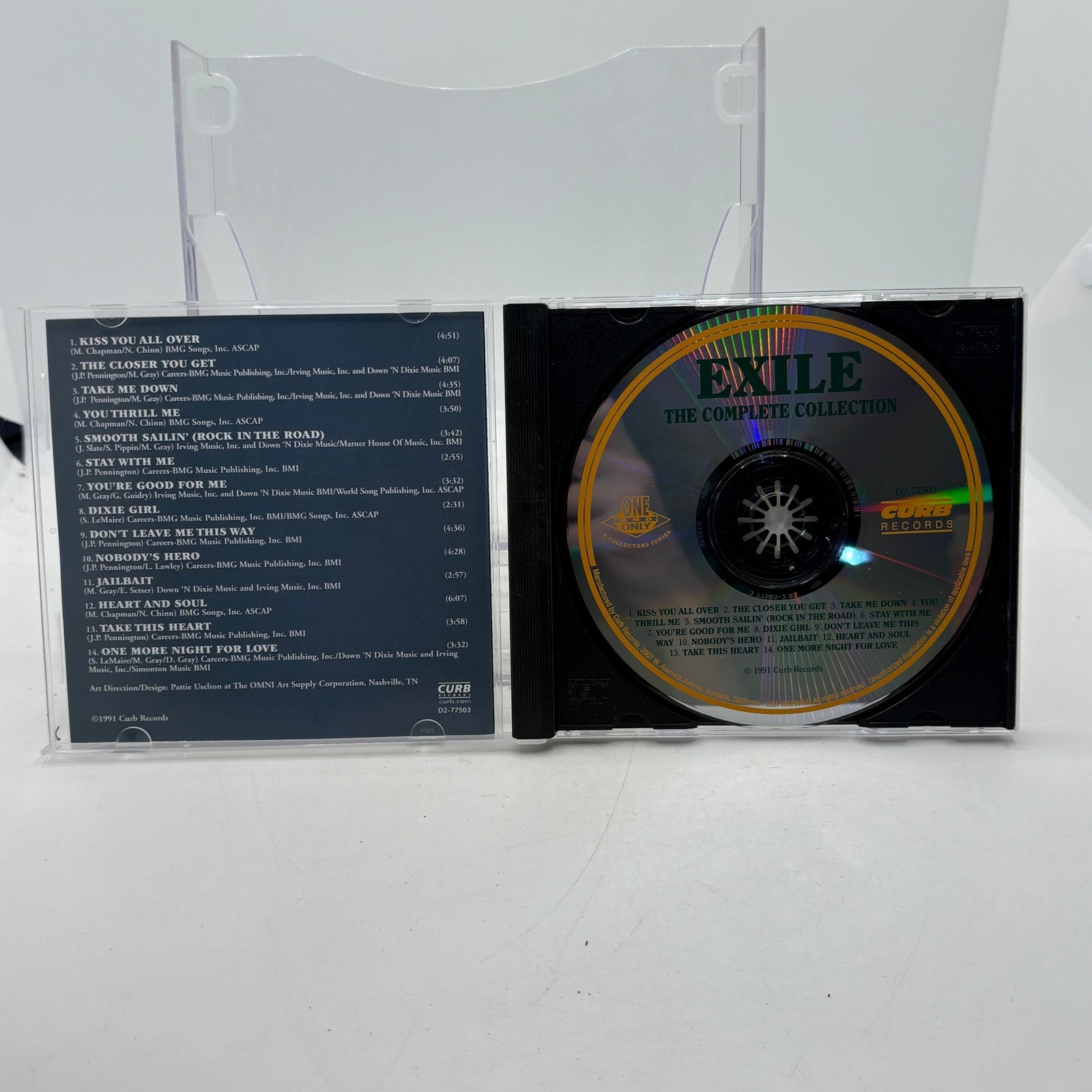 Exile The Complete Collection CD 1991 Curb Records D2-77503 Kiss You All Over