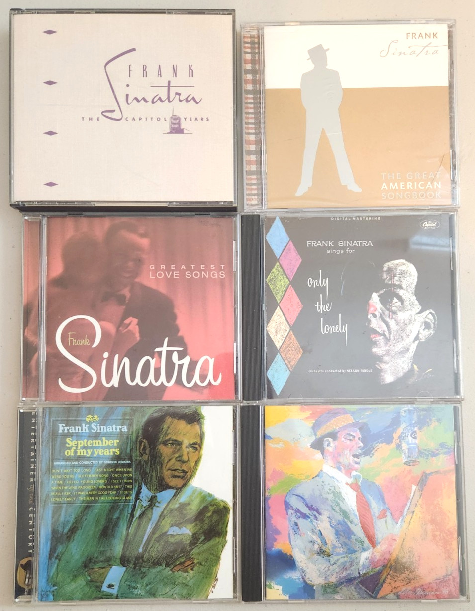 Lot of 6 Frank Sinatra CDs September of My Years Capitol Years Duets Only the Lo