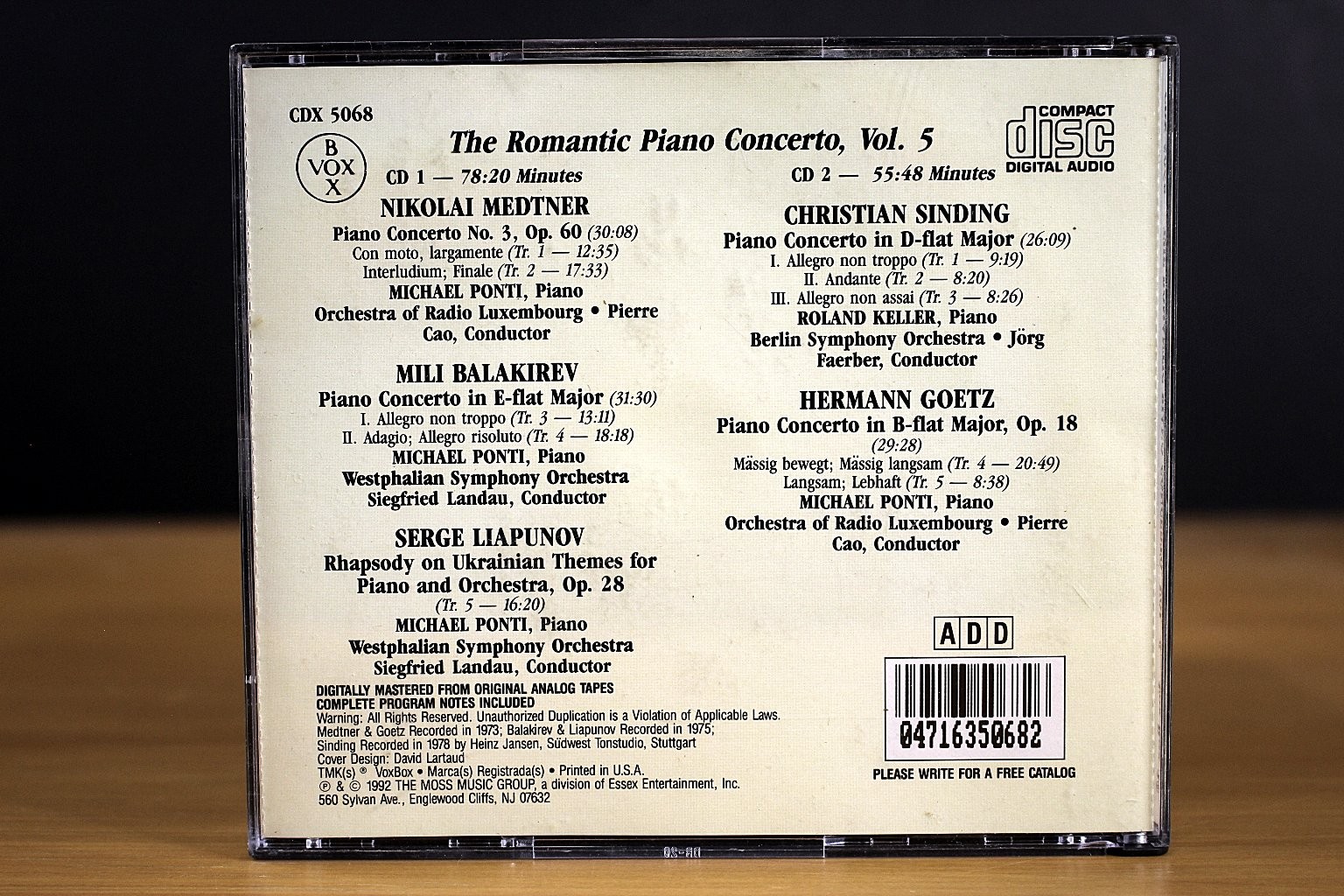 The Romantic Piano Concerto 7 CD Sets 2 Still Sealed Classic Composers