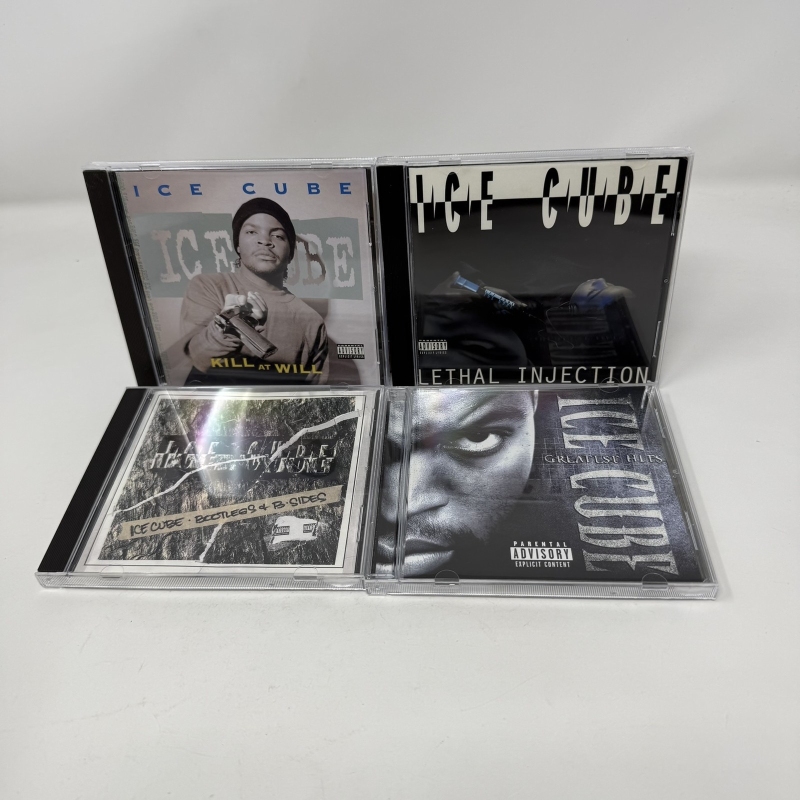 Ice Cube – Kill At Will & Lethal Injection & Bootlegs B-Sides & Hits (4 CD Lot)