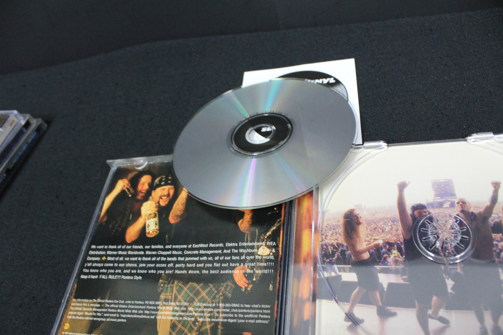 Lot of 4 Pantera Cds vulgar, live, driven, reinventing G-VG All Tested VG+