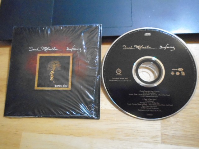 RARE PROMO Sarah McLachlan CD Surfacing BONUS DISC sweet surrender + NON-LP 1997