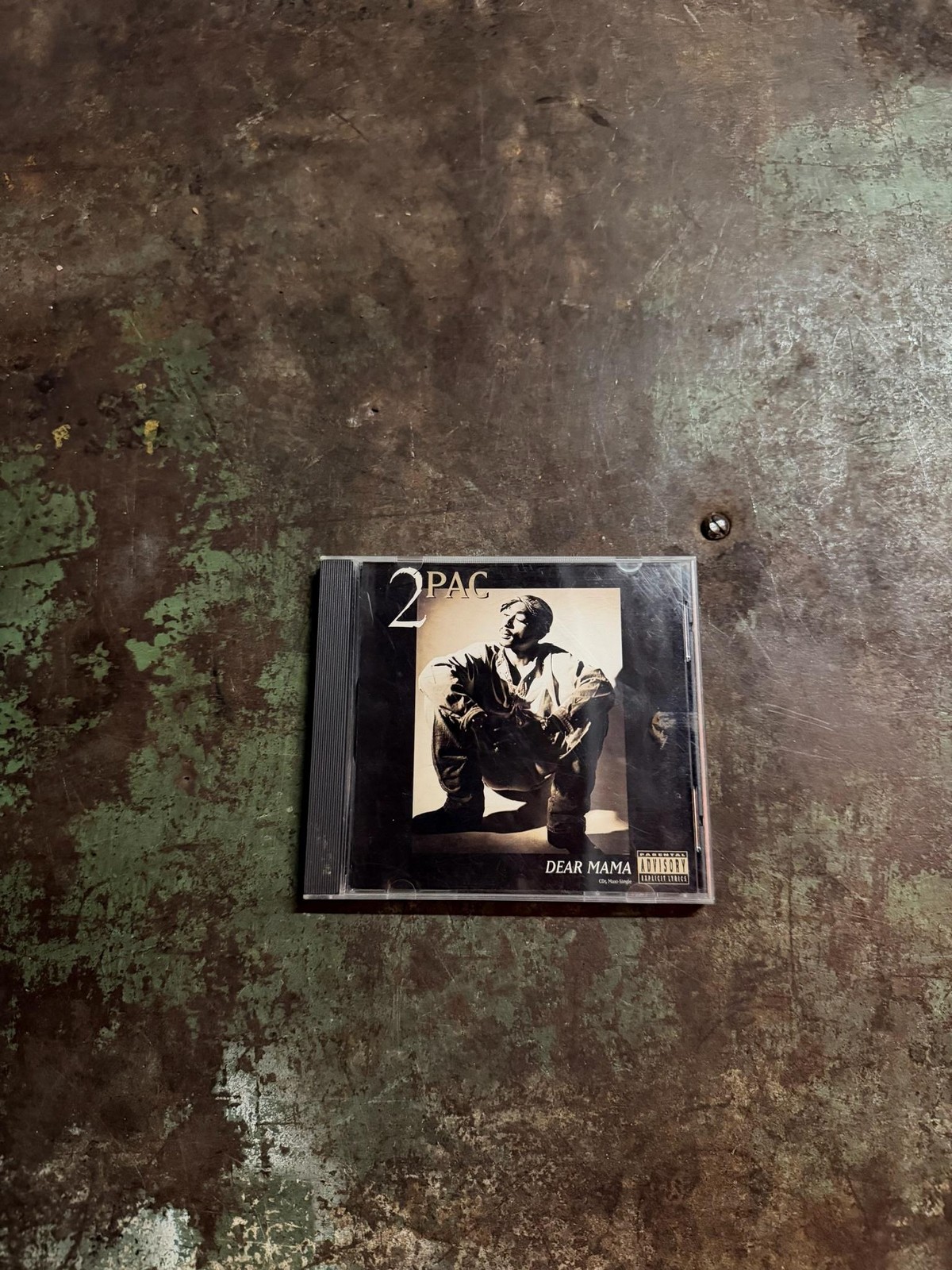2Pac CD AM Dear Mama Single Parental Advisory Hip Hop Rap Black VG Jewel Case