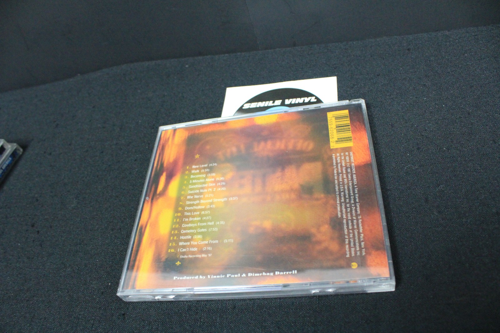 Lot of 4 Pantera Cds vulgar, live, driven, reinventing G-VG All Tested VG+