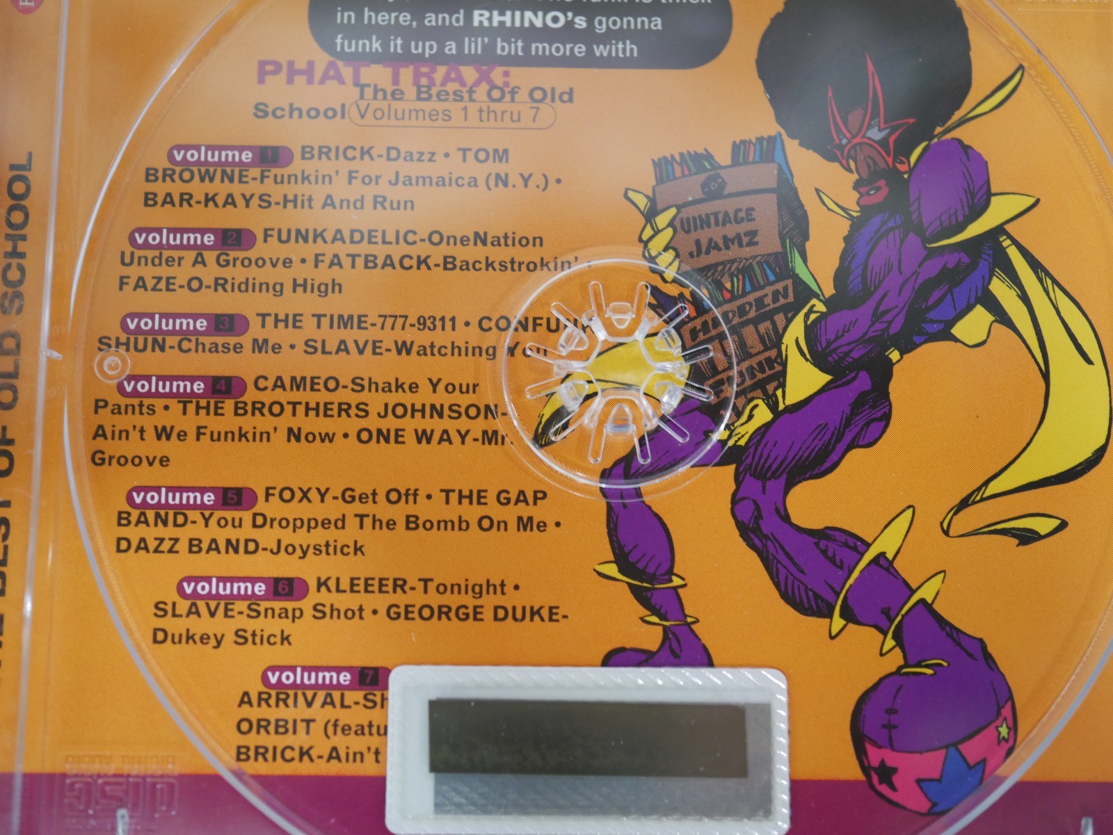 CD – Phat Trax The Best Of Old School Funk Funkadelic- Volume 1 with 10 songs