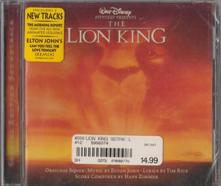 The Lion King: Special Edition CD By Hans Zimmer NEW SEALED + HYPE STICKER