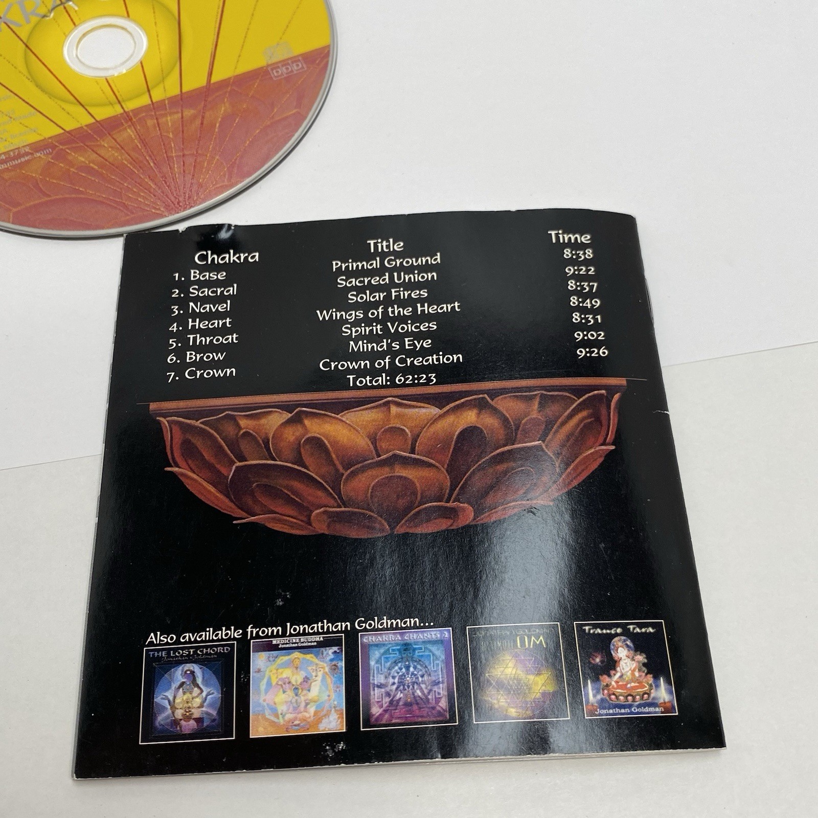 Jonathan Goldman – Chakra Chants CD Meditation / Healing Tested With Booklet