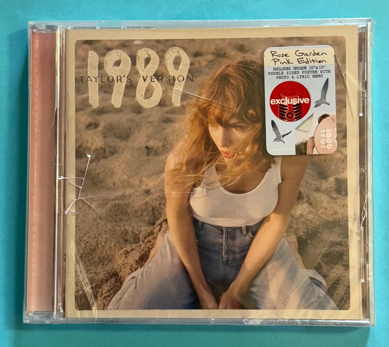 Taylor Swift 1989 (Taylor’s Version) Rose Garden Pink Edition CD New/CrackedCase