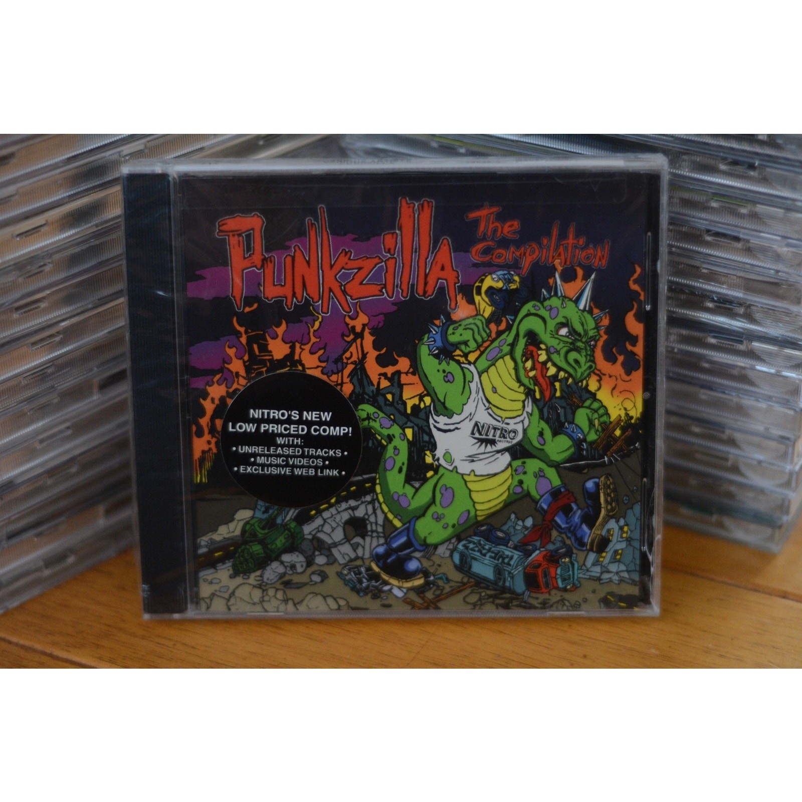 Punkzilla CD Compilation Nitro Records Punk Rock Bands AFI Offspring 2002 New