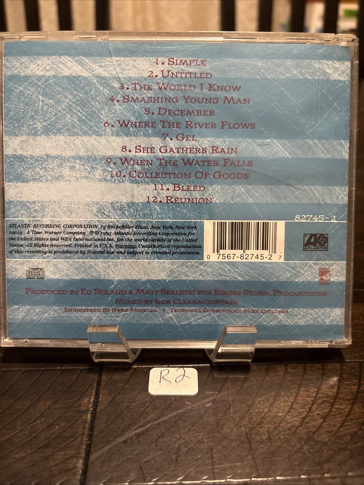 “Collective Soul” 82745-2, CD. Initials On Front Of Cd. R2￼