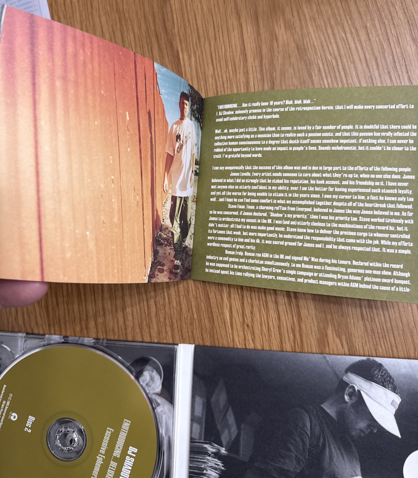 DJ Shadow Endtroducing… Deluxe Edition 2 CD With Clear Sleeve