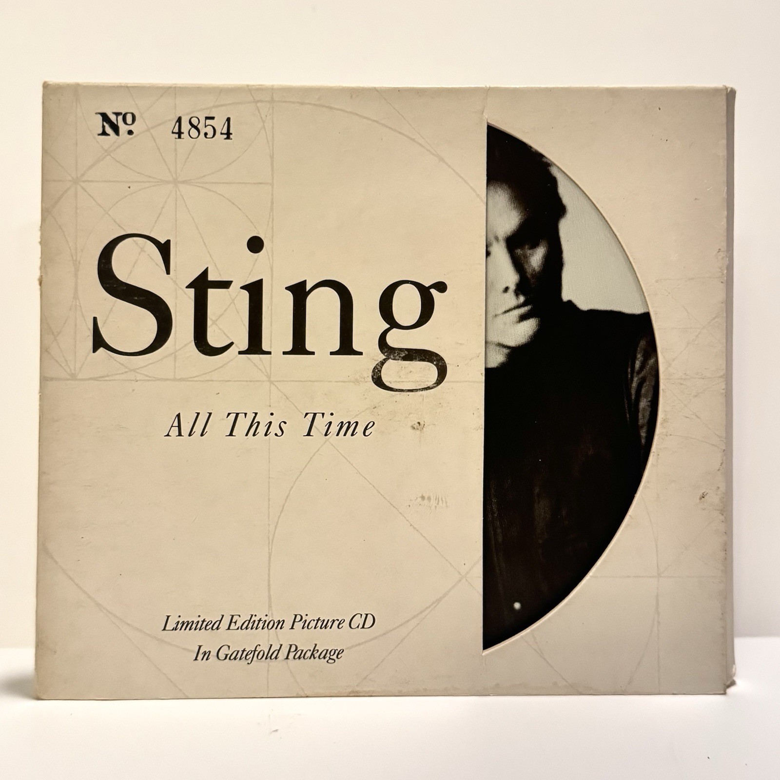 STING All This Time A&M Limited Numbered Edition Picture Disc CD AMCDR 713 FOC