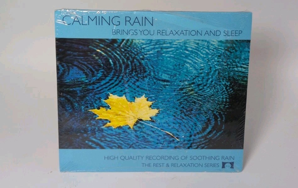 Calming Rain Nature Sounds CD – For Sleep, Relaxation, & White Noise – NEW B513