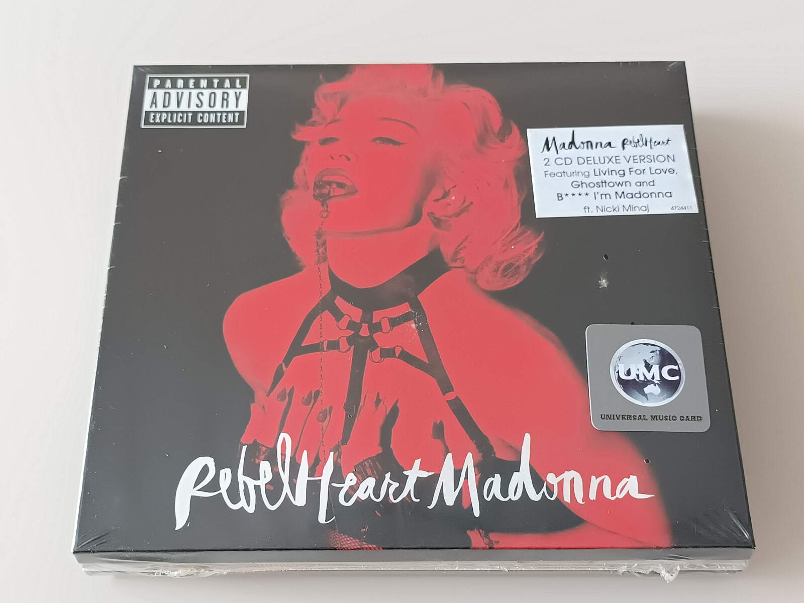 Rebel Heart [Deluxe Version] [PA] [Digipak] by Madonna (CD, Mar-2014, 2Discs)